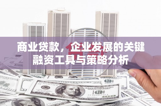 滨江商业贷款，企业发展的关键融资工具与策略分析