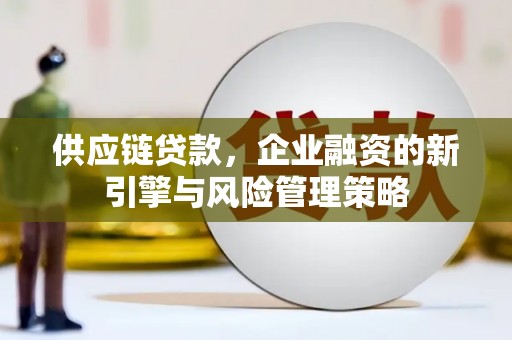 滨江供应链贷款，企业融资的新引擎与风险管理策略