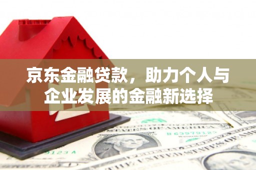 滨江京东金融贷款，助力个人与企业发展的金融新选择