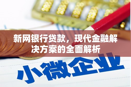 滨江新网银行贷款，现代金融解决方案的全面解析