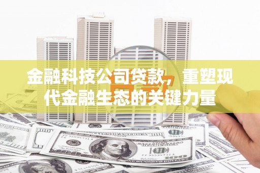 滨江金融科技公司贷款，重塑现代金融生态的关键力量
