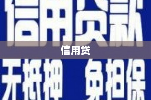 滨江信用贷